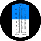 Refraktometer med LED lys for ølbrygging (SG 1.000 - 1.120) thumbnail