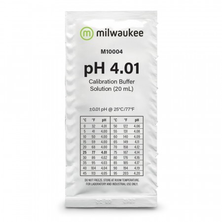 Kalibreringsvæske / buffer pH 4.01 - 20ml (Milwaukee)